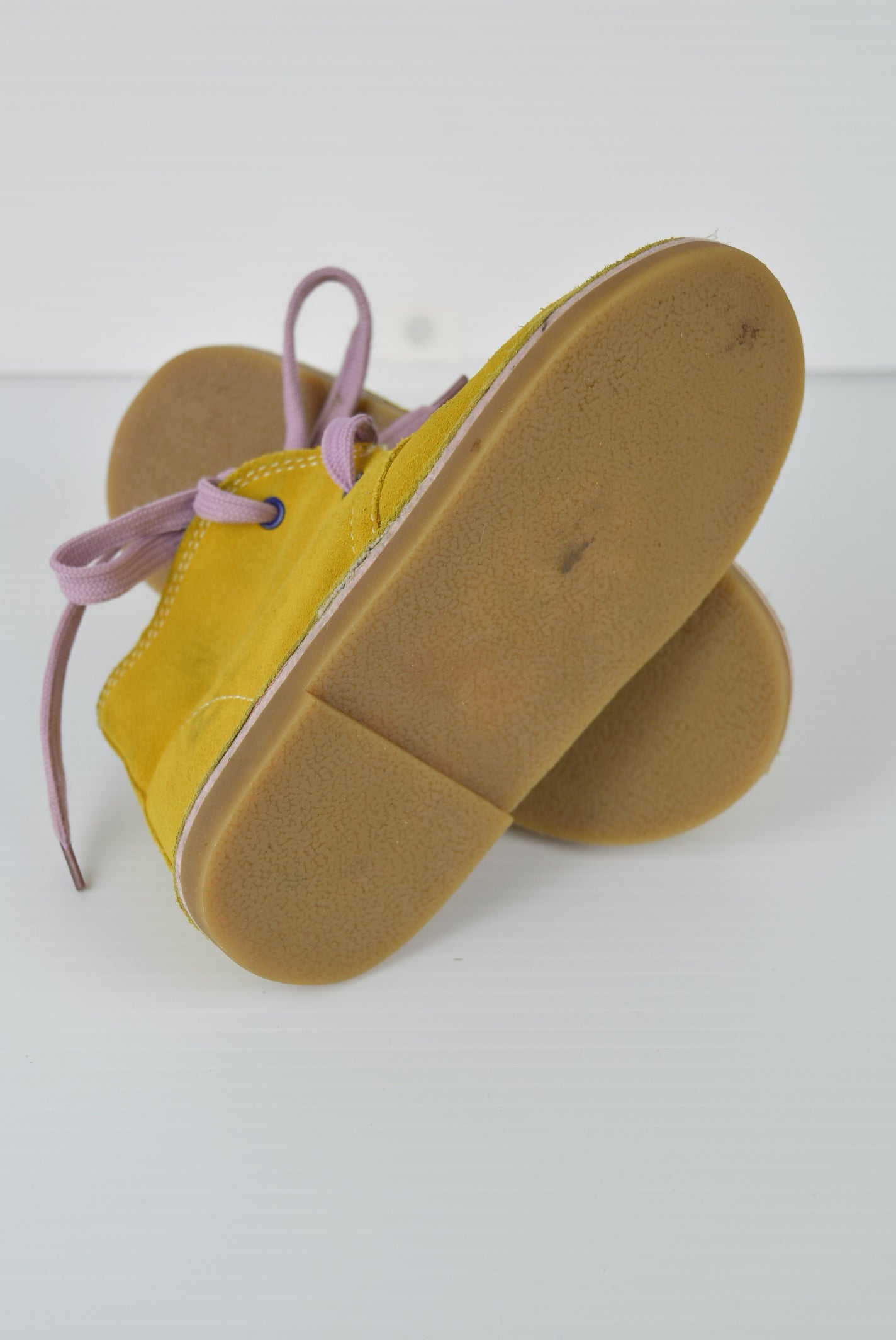 Yellow Suede Boot -  9 (4.5Y)