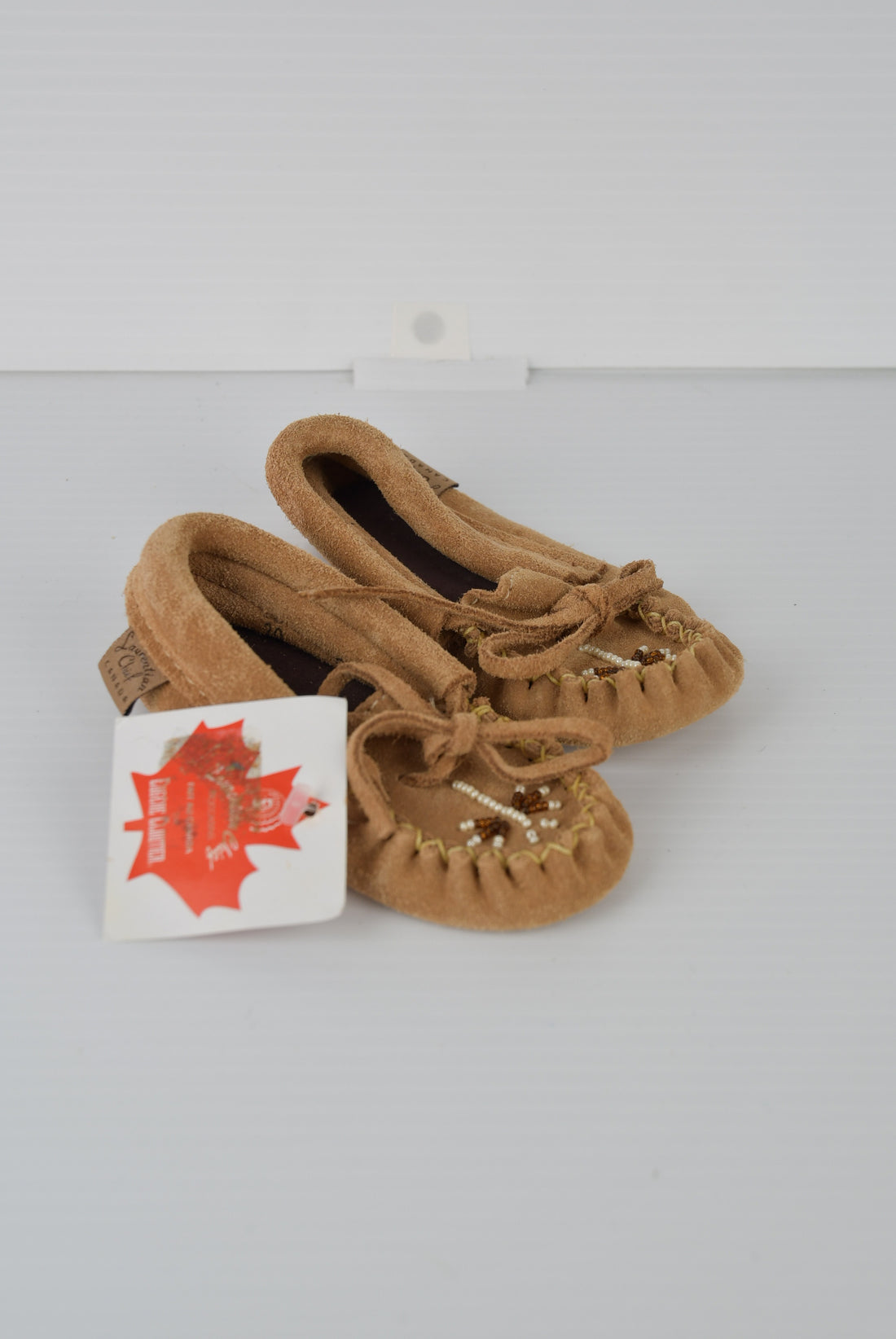 Laurentian Chief Leather Moccasins - BNWT (C5 (12-18M))
