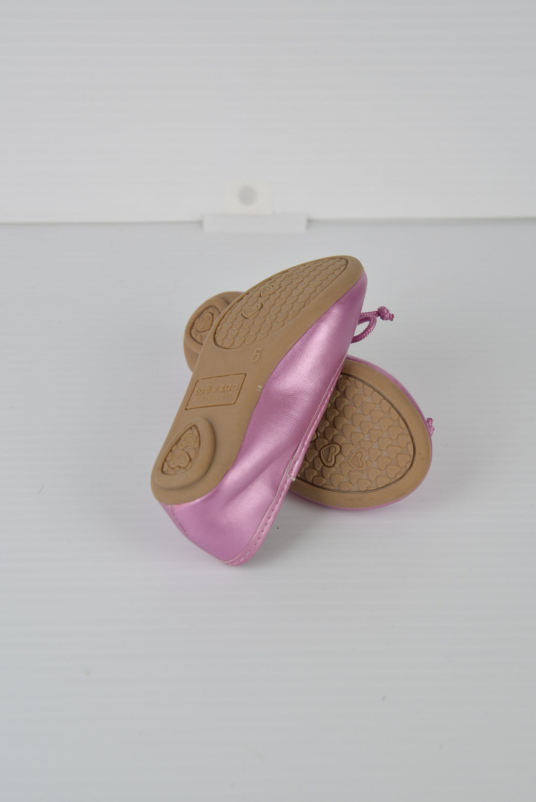 Pink Skid Resistant Shoe -  5 (12-18M)