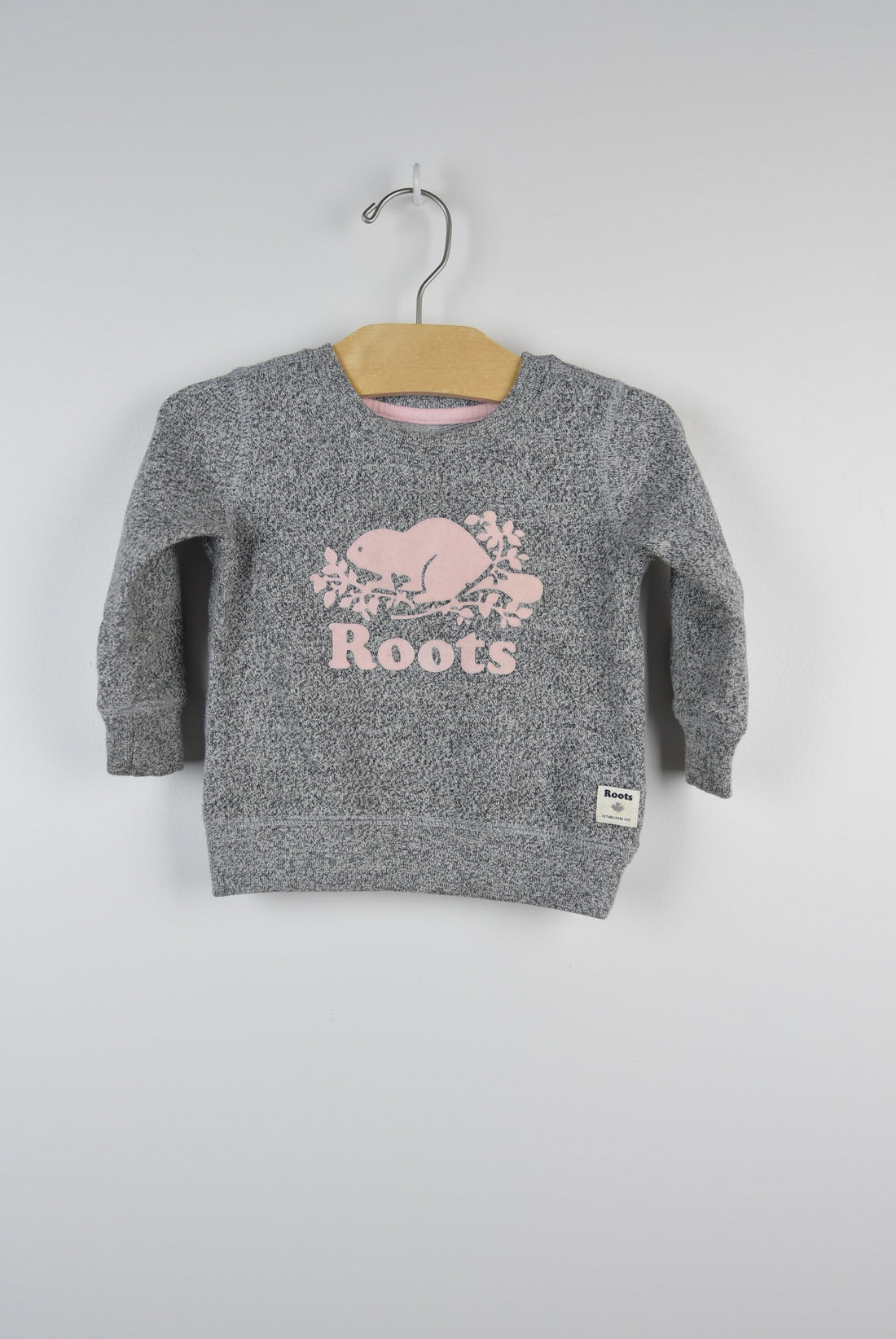 Roots Logo Crewneck Sweater (6-12M)