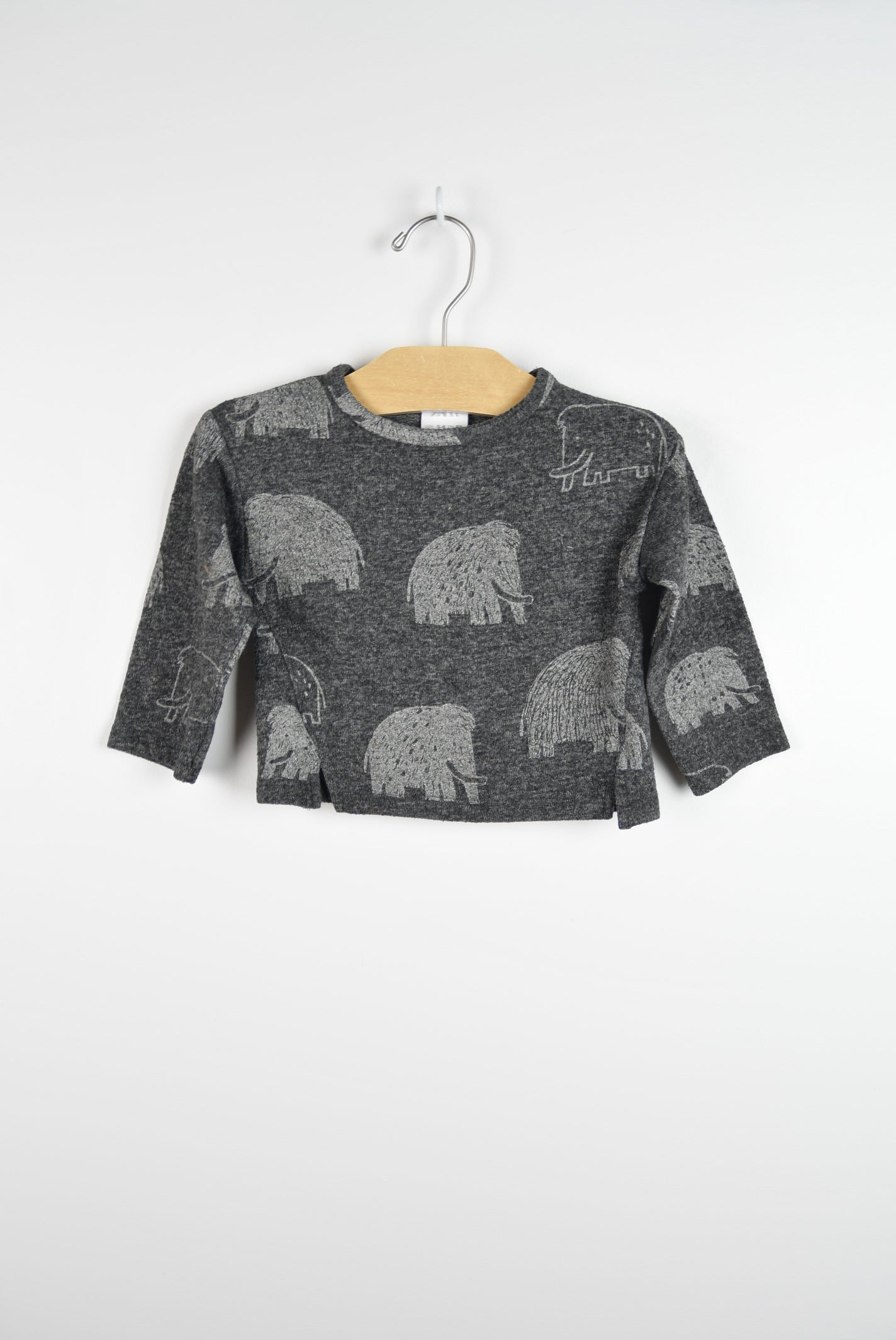 Zara Animal Print Sweater Shirt (3-6M)