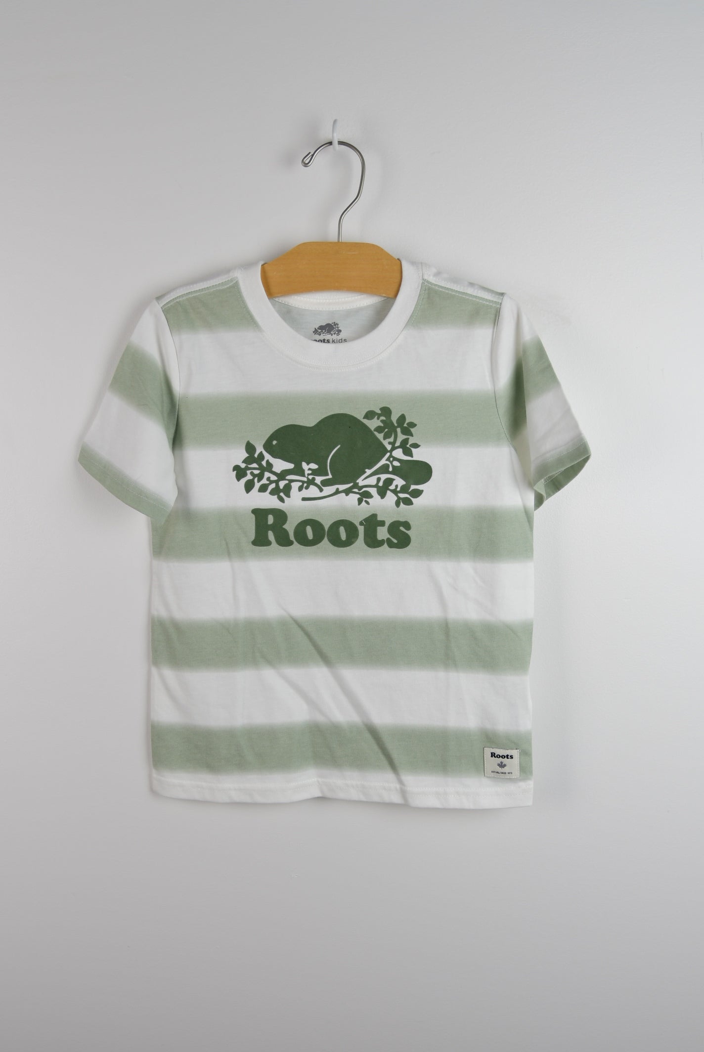 Roots Striped Tee (5-6Y (S))