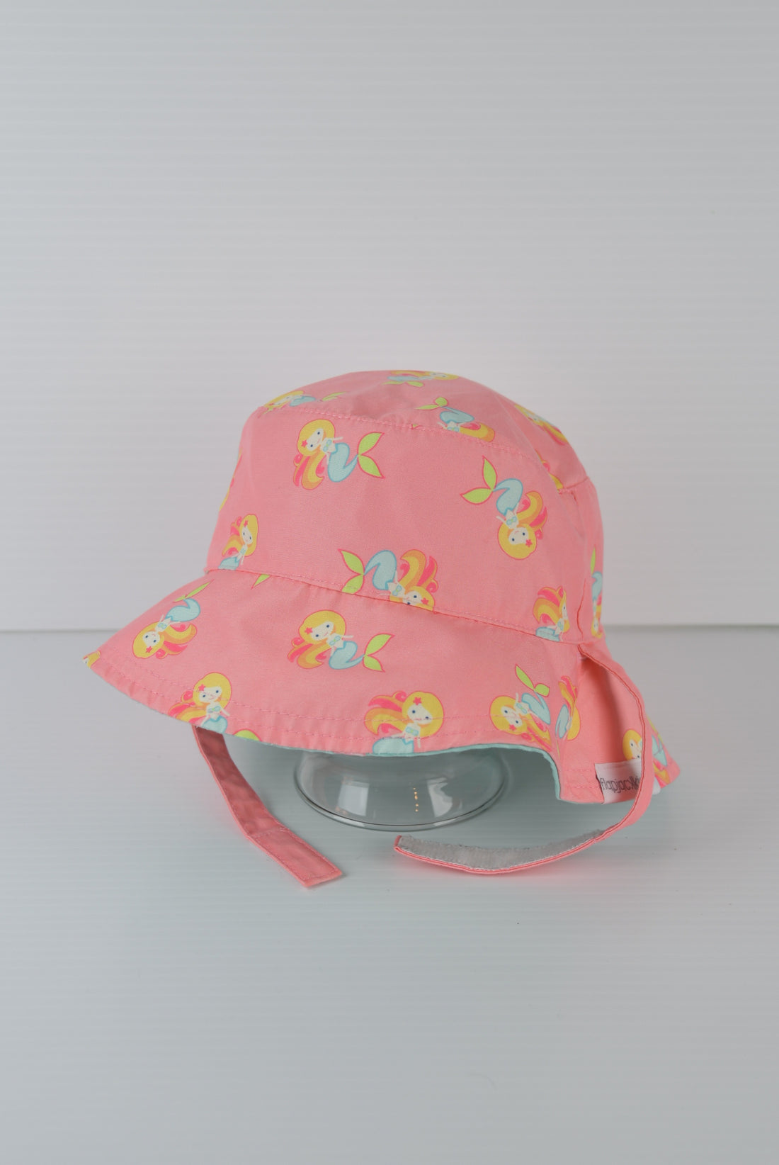 Flapjack Kids Reversible Summer Hat (Mermaids and Seahorses) (6-18M)