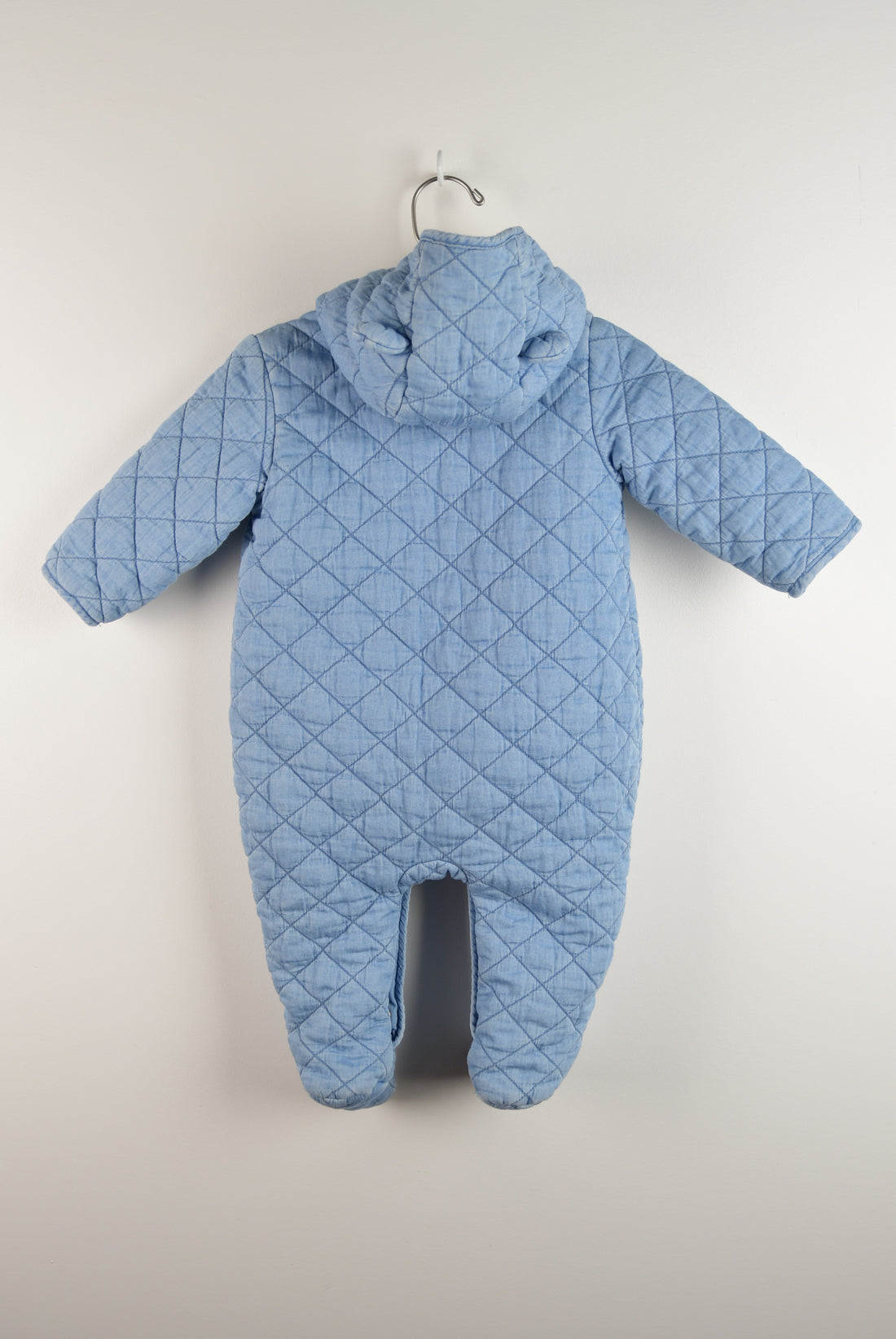 Blue Chambray Onepiece -  6-12M